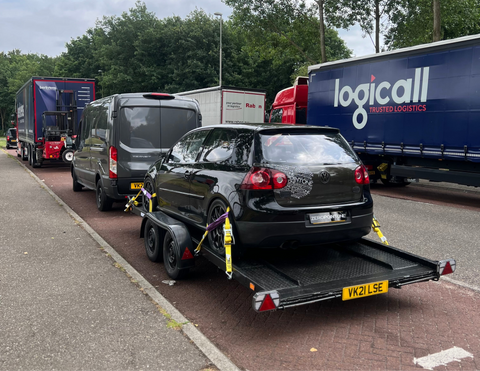 Car Transport from Nürburgring to UK - ZeroPointOne Trailer Service
