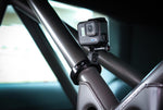 Secure Car GoPro Mount:
   - Ensure stability during high-speed drives.
   - Engineered for rugged terrain and smooth footage.
   - Capture dynamic in-car moments effortlessly.
   - Adjustable angles for optimal recording.
   - Sturdy construction for durability.
   - Compatible with various car models.
   - Ideal for documenting scenic road trips.
   - Perfect for vlogging your driving adventures.*
   - Hassle-free setup for quick recording.
   - Fits securely on 45mm diameter roll cages
   - Elevate your 